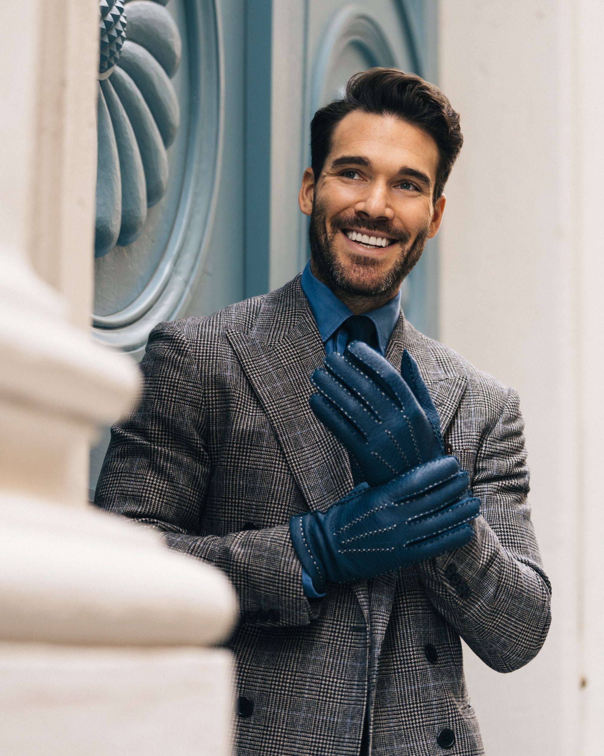 Cashmere-lined Gentlemen's leather gloves