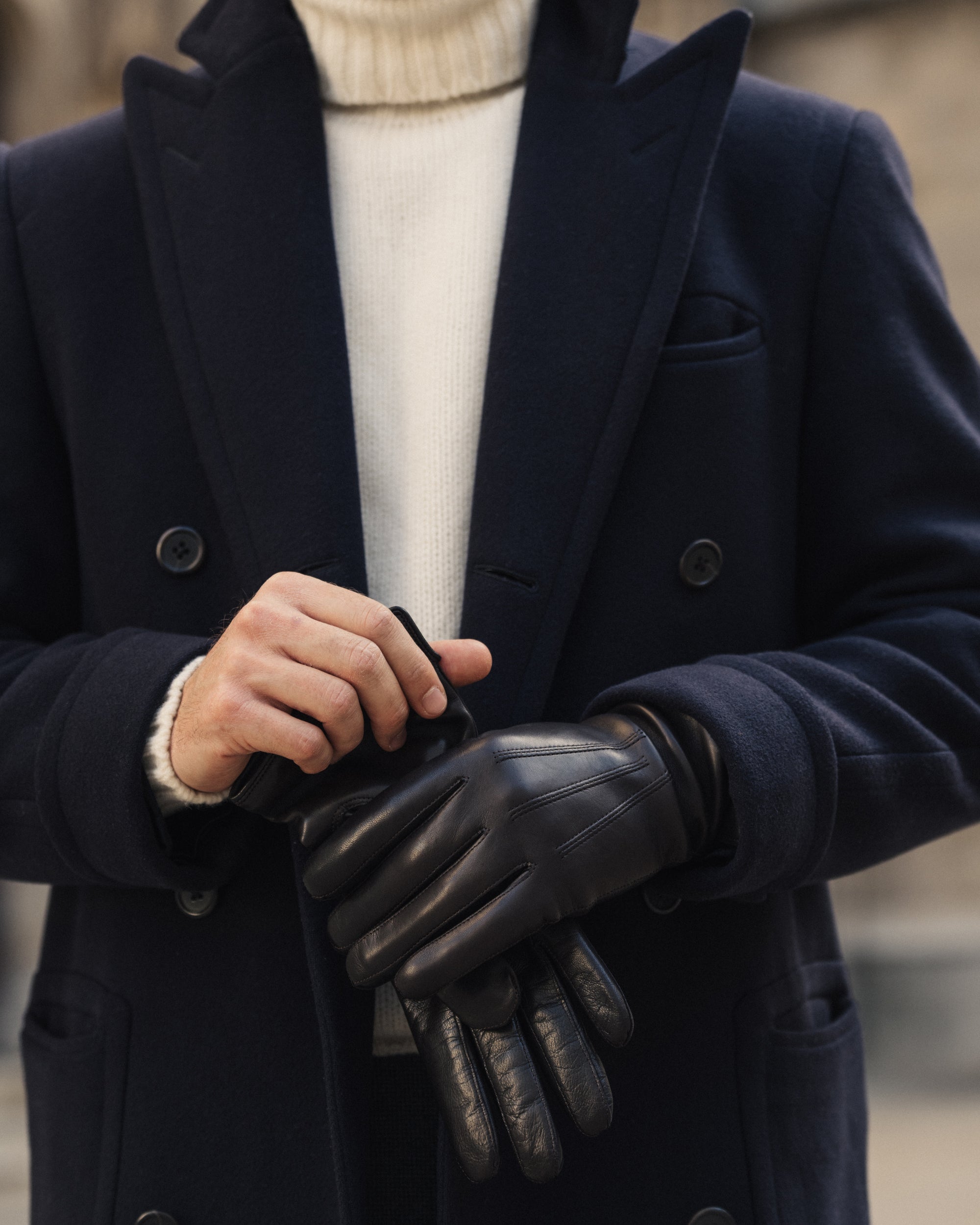 Handmade Gentlemen's Calfskin Gloves